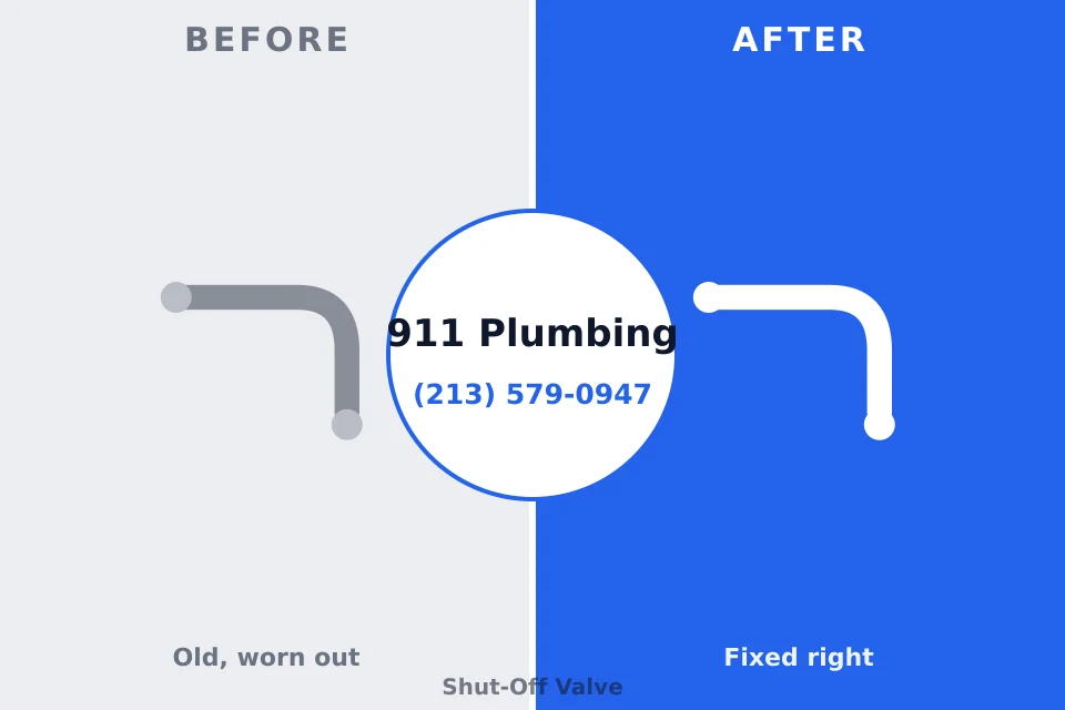 Before and after: plumbing repair Edgerton, MN